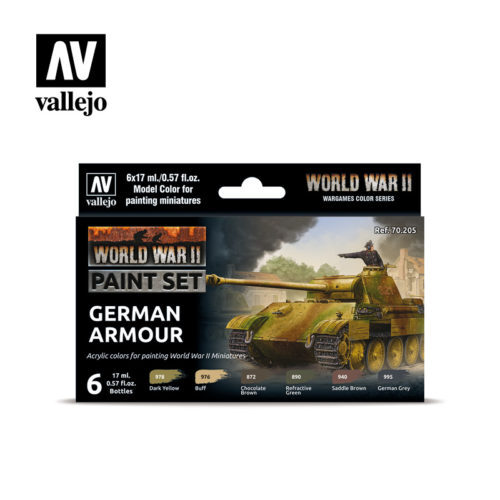 Vallejo - WWII German Armour (6 Pce)