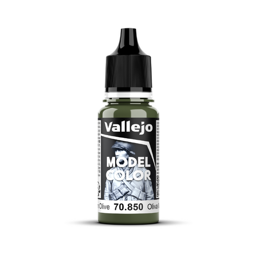 Vallejo Model Colour #094 - Medium Olive - 18 ml Matt Acrylic Paint