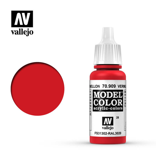 Vallejo - Model Colour Vermillion 17 ml (#28)