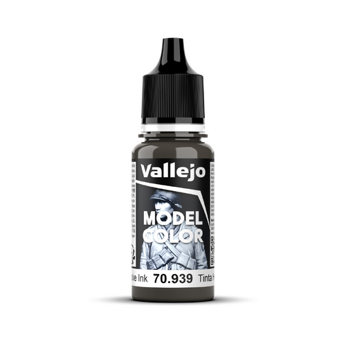 Vallejo Model Colour #194 - Smoke Ink - 18 ml Transparent Acrylic Paint