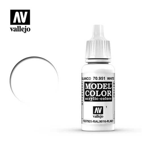 Vallejo - Model Colour White 17 ml (#1)