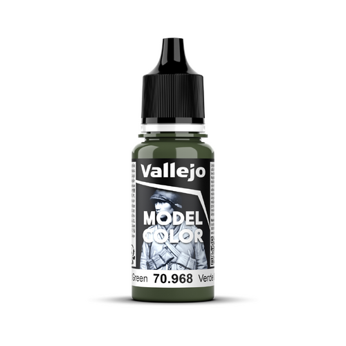 Vallejo Model Colour #088 - Flat Green - 18 ml Matt Acrylic Paint