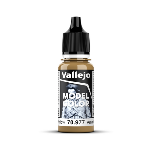 Vallejo Model Colour #147 - Desert Yellow - 18 ml Matt Acrylic Paint