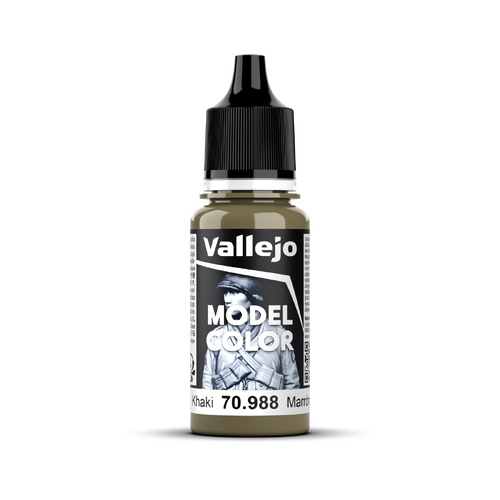 Vallejo Model Colour #114 - Khaki - 18 ml Matt Acrylic Paint