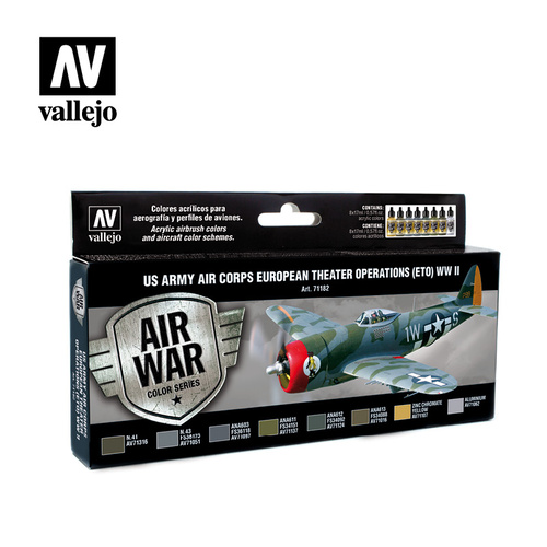 Vallejo - Model Air US Army Air Corps European Theater Op (Eto) WWII Special Set