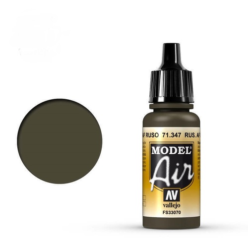 Vallejo - Model Air Russian AF Dark Green 17ml Acrylic Airbrush Paint