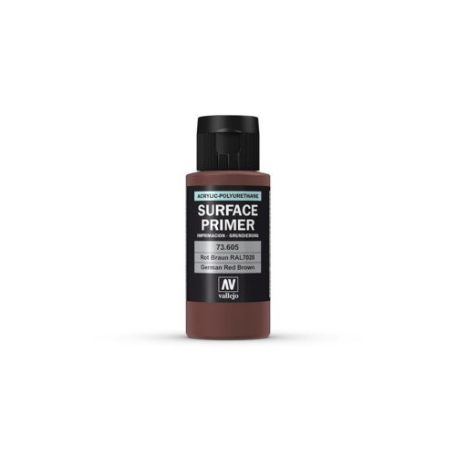 Vallejo - Surface Primer - Red Brown (60ml) - Ral8012