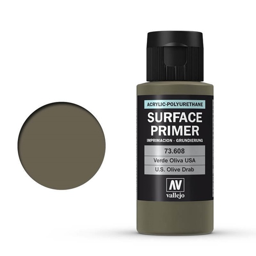 Vallejo - Surface Primer - US Olive Drab (60ml) 