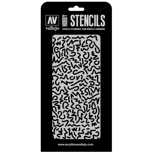 Vallejo - 1/32 Luftwaffe WWII Shingles Camo Stencil