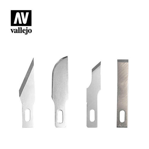 Vallejo - Assorted blades for No.1 knife 5pc