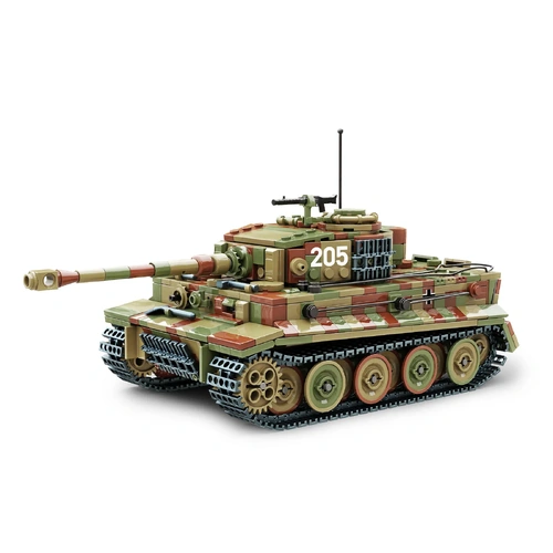 Build Army Tiger I Tank in Camo