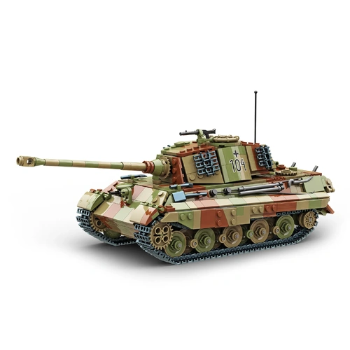 Build Army Tiger II Tank in Camo