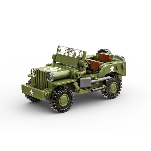 Build Army Willys Jeep