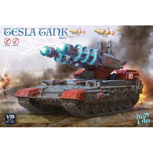 Border Model 1/35 Tesla Tank Plastic Model Kit