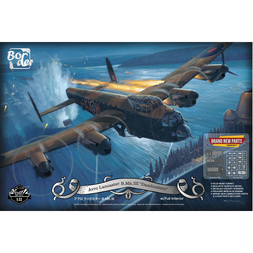 Border Model 1/32 Lancaster B.MKIII Dambuster Plastic Model Kit [BF-011]