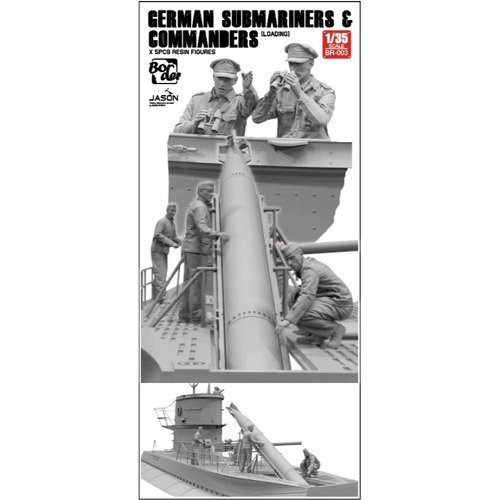 Border Model - 1/35 German Submariners & Commanders (Loading) Plastic Model Kit [BR-003]