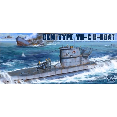 Border Model - 1/35 DKM Type VII-C U-Boat Plastic Model Kit [BS-001]