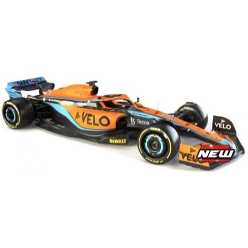 Bburago - 1/43 Race 2022 F-1 McLaren MCL 36 #4 Norris