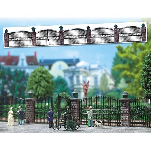 Busch - Wrought Iron Park Fence/Gates