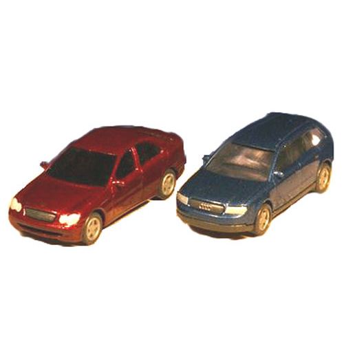 Busch - N MB C Class&Audi A4 Metallic