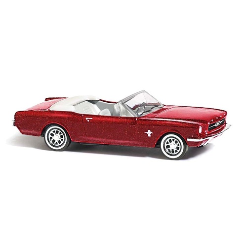 Busch - Ford Mustang Conv.RedMetallic