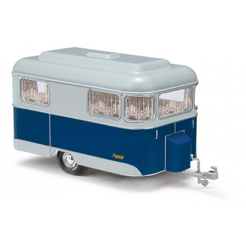 Busch - 1958 Camper Trailer - Blue Grey