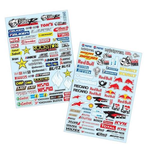 Bodyworx - JDM Tuner Assorted Sticker Sheet (ST039)