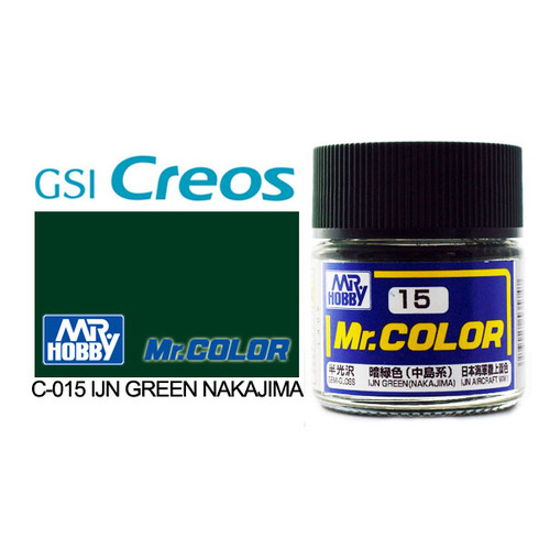 Mr Color - Semi Gloss IJN Green (Nakajima) - C-015