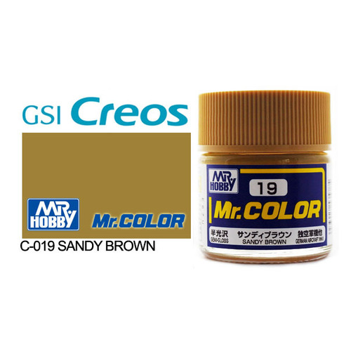 Mr Color - Semi Gloss Sandy Brown - C-019