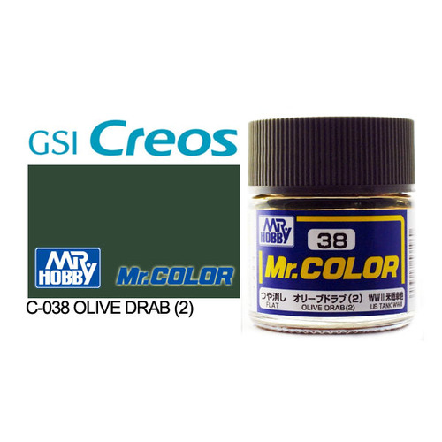 Mr Color - Flat Olive Drab 2 - C-038