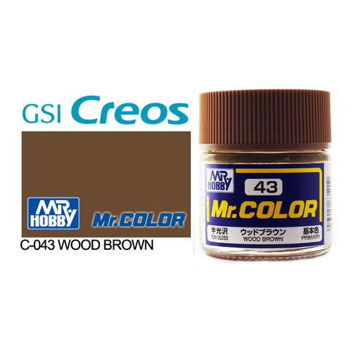 Mr Color - Semi Gloss Wood Brown - C-043