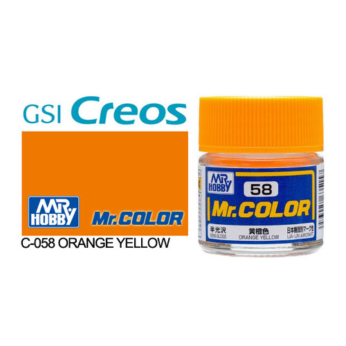 Mr Color - Semi Gloss Orange Yellow - C-058