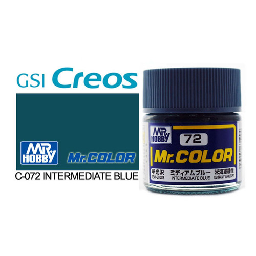 Mr Color - Semi Gloss Intermediate Blue - C-072