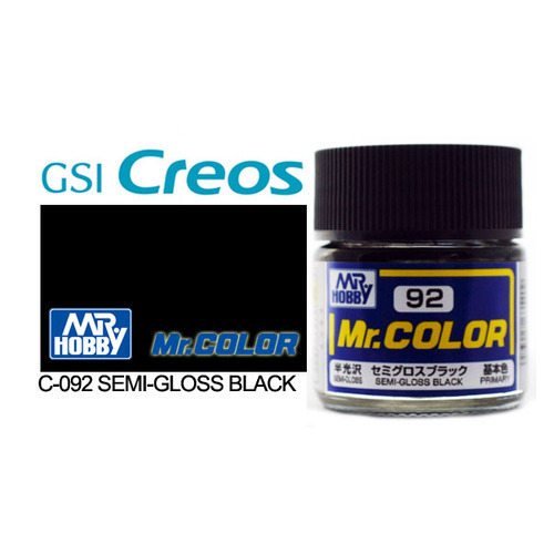 Mr Color - Semi Gloss Black - C-092