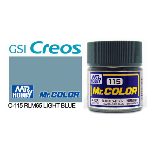 Mr Color - Semi Gloss RLM65 Light Blue - C-115