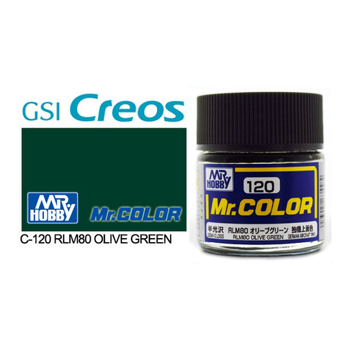 Mr Color - Semi Gloss RLM80 Olive Green - C-120