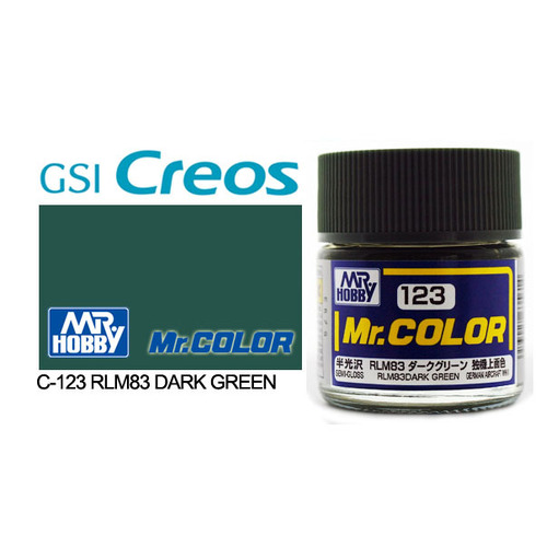 Mr Color - Semi Gloss RLM83 Dark Green - C-123