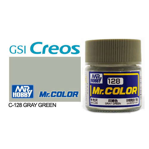 Mr Color - Semi Gloss Grey Green - C-128