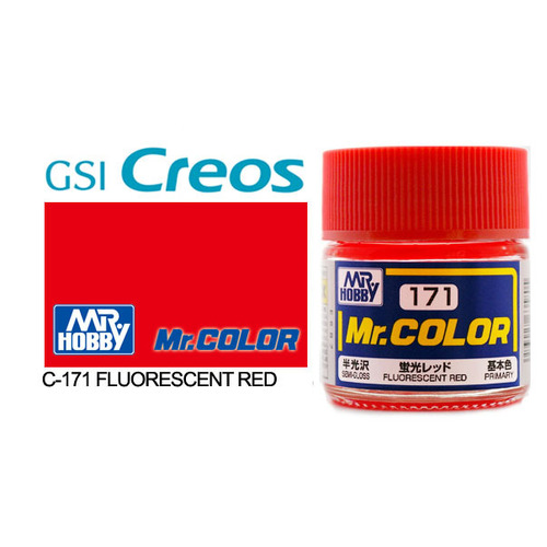 Mr Color - Gloss Fluororescent Red - C-171