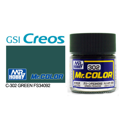 Mr Color Semi Gloss Green FS34092 - C-302