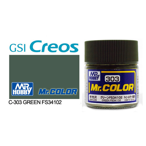 Mr Color - Semi Gloss Green FS34102 - C-303