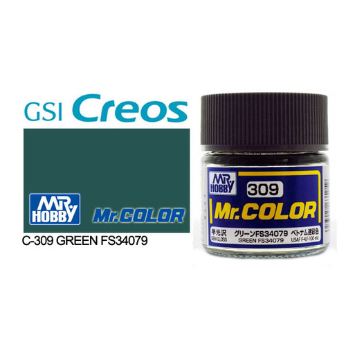 Mr Color - Semi Gloss Green FS34079 - C-309