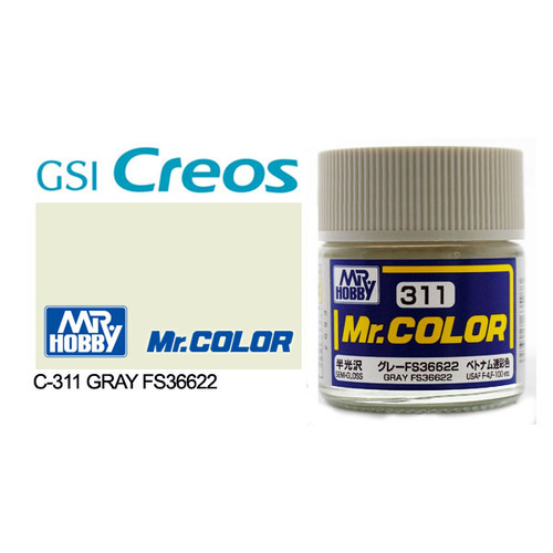 Mr Color - Semi Gloss Grey FS36622 - C-311