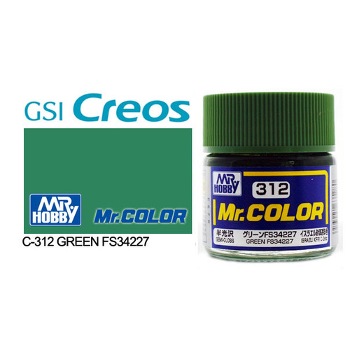 Mr Color - Semi Gloss Green FS34227 - C-312
