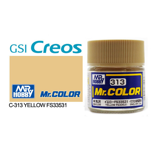 Mr Color - Semi Gloss Yellow FS33531 - C-313