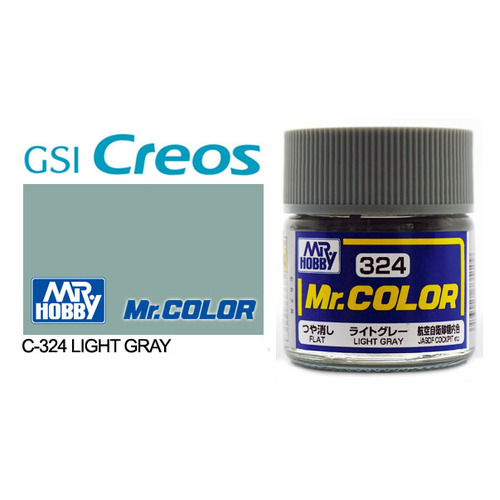 Mr Color - Flat Light Grey - C-324