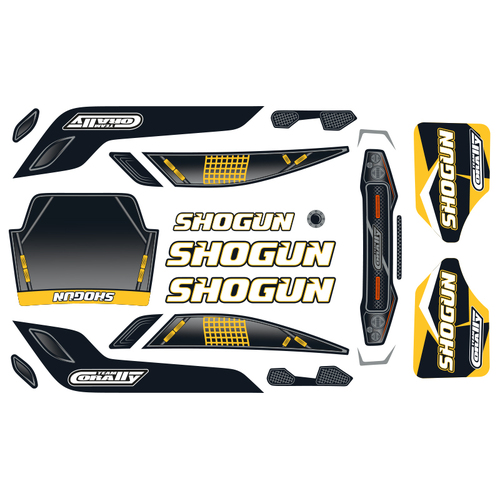 Team Corally - Body Decal Sheet  - Shogun XP 6S - 2021 - 1 pc