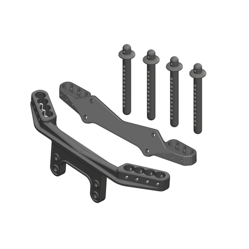 Team Corally - Body Mount Set - FR/RE