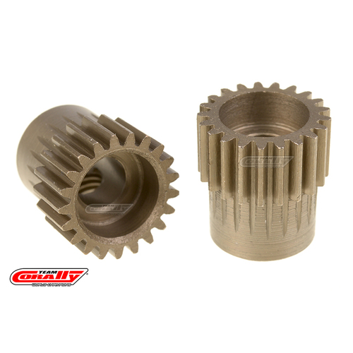 Team Corally - 48 DP Pinion – Short – Hardened Steel – 21 Teeth  - ø5mm