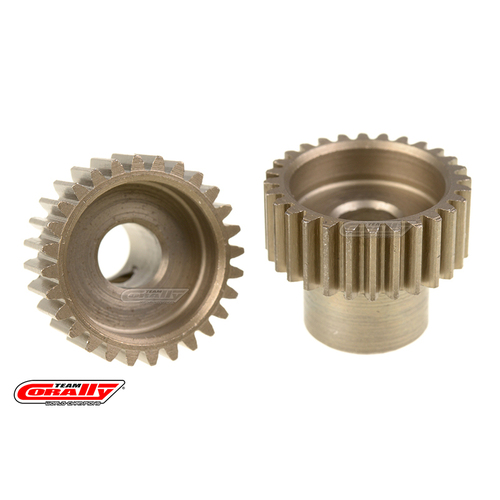 Team Corally - 48 DP Pinion – Short – Hardened Steel – 28 Teeth  - ø5mm